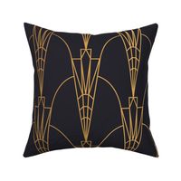 Art deco,Art nouveau,gold,black,pattern