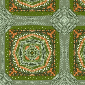 Green ivy patterns 