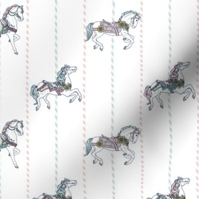 Carousel Horses // Cotton Candy Colors - small