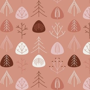 (S)In the woods, Muted Clay Pink