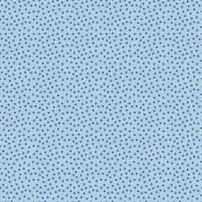 Good Bye Puggy Gingham small blue