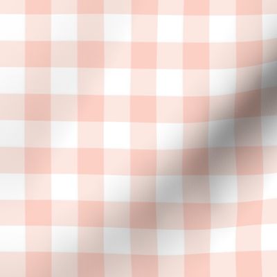 3/4” Gingham Check - Pink Sand // Maddi Floral collection