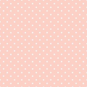White Dots on Pink Sand (half scale) // Maddi Floral collection