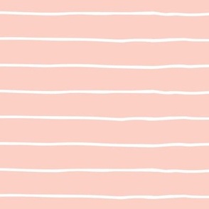 1” Stripe (pink sand) // Maddi Floral collection