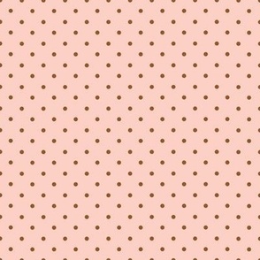 Dots on Pink Sand (half scale) // Maddi Floral collection