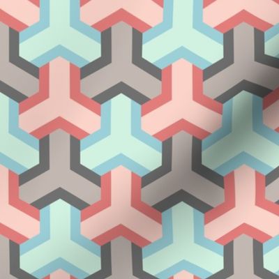 01259521 : woven chevron hexes