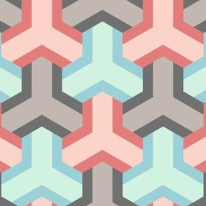 01259521 : woven chevron hexes