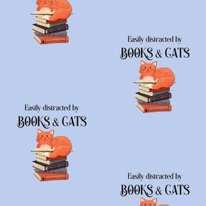 Easily Distracted by Books and Cats
