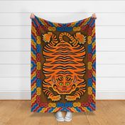 Tiger quilt panel