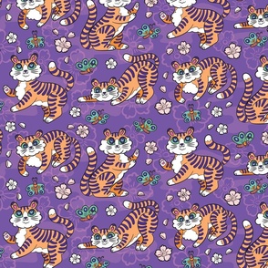 Tiger Spring! in Royal Purple