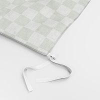 Sage Green and White 1” Checkers