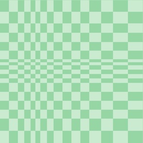 Optical grid green by Jac Slade