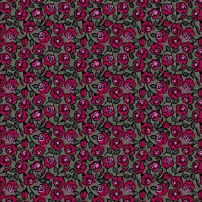 dark red roses-small scale