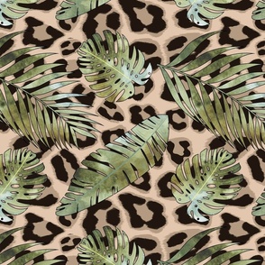 Palm Leaves Jaguar