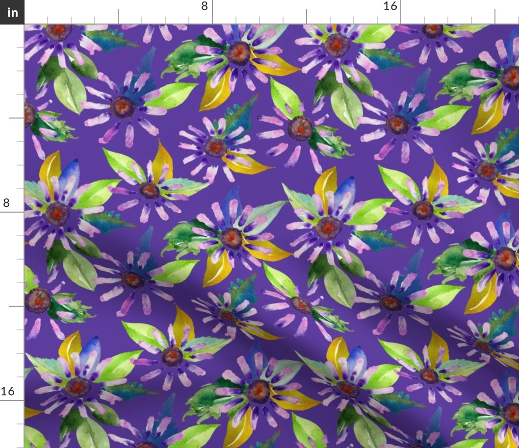 Purple Daisies // Soft Violet