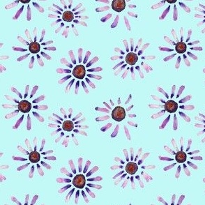 Little Purple Daisies // Mint