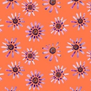 Little Purple Daisies // Persimmon