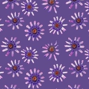 Little Purple Daisies // Ultraviolet