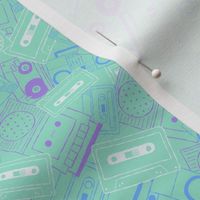 Cassette Tape Players - 80s colorway