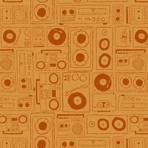 Analog Music Tech - 70s brown