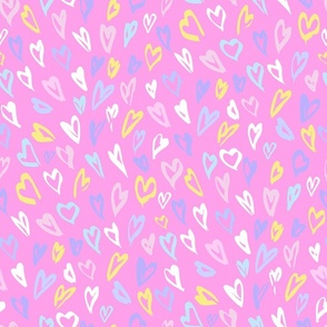Sweet hearts pink multi by Jac Slade