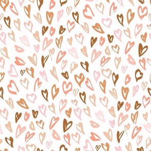Sweet hearts soft brown by Jac Slade