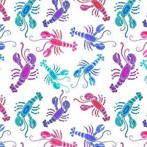 Smaller Colorful Lobsters