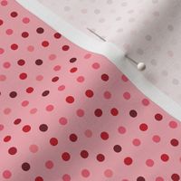 Valoween Confetti Dot Strawberry on Pink Cream 