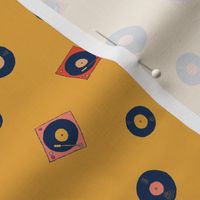 Records & Record Players - yellow