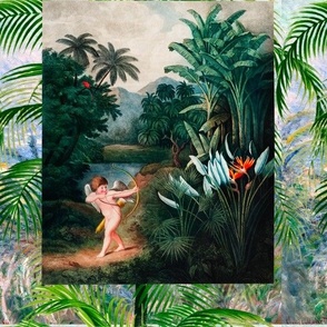 Italian,Sicilian art,jungle,baroque 