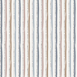 Brushstroke Stripes-Vertical-Neutral Pastels