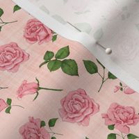 rose gnome peach linen