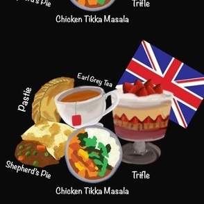 English Foods Black Medium