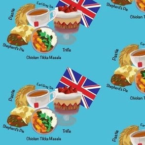 English Foods Blue Small