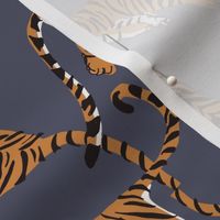 Natisha tiger tiger - dusty denim