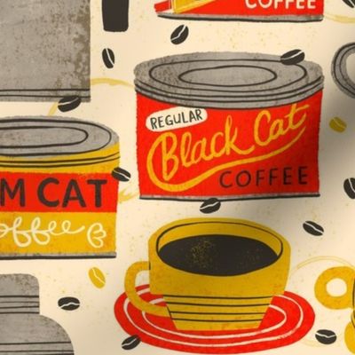 The Purrfect Cup--Coffee and Cats (LARGE)