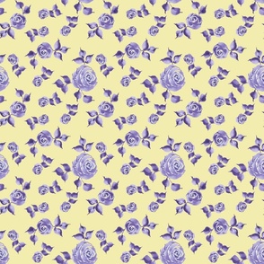 Periwinkle Roses (Yellow)