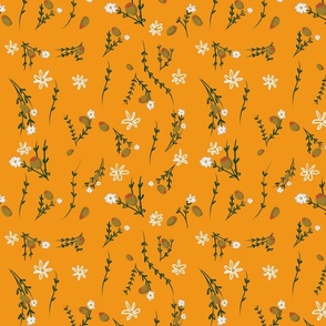 Olives Flowers - Orange