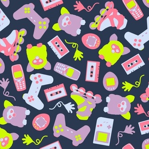 Y2k Icons Fabric, Wallpaper and Home Decor