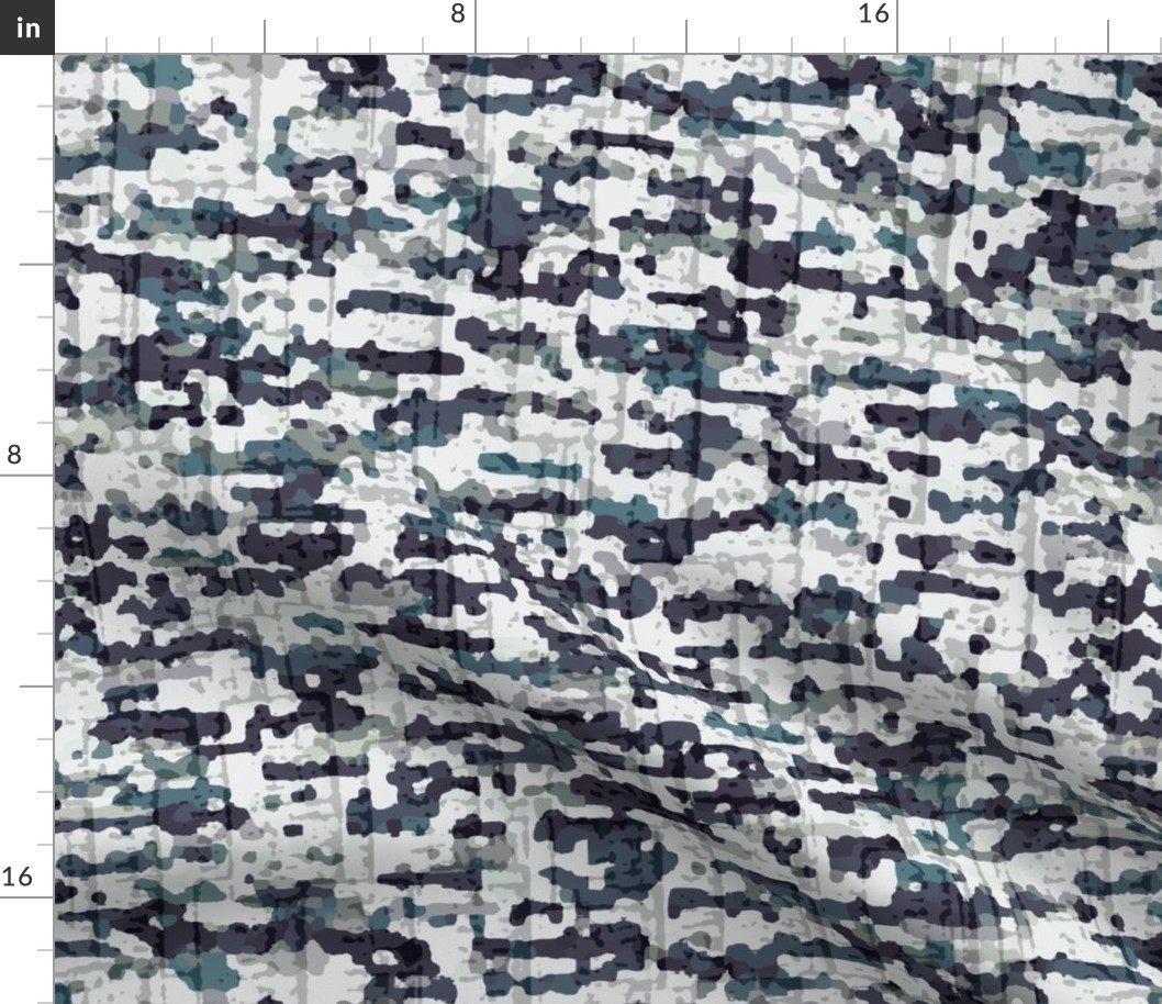 Modern Green Camo Texture - Large Scale