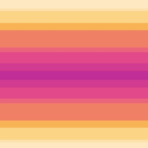 Warm color horizontal stripes