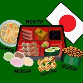 Japanese Foods Green Large
