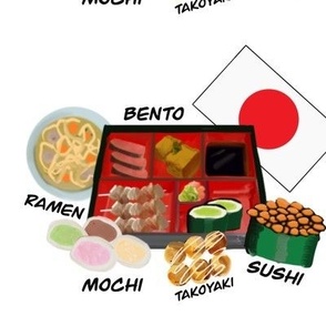 Japanese Foods White Medium