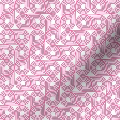 Preppy Pink Yarn Geometric. small scale