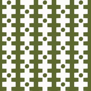 Farouk  Geometric Md | Army Green