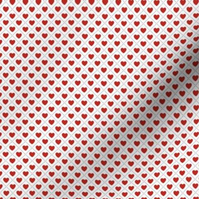 Heart Checks - Solid | Poppy Red & Black  (Petal Signature Cotton Solid Coordinate)