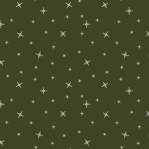 snowflakes penguin companion in olive greens 1