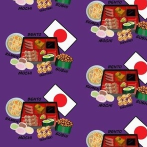 Japanese Foods Purple Mini