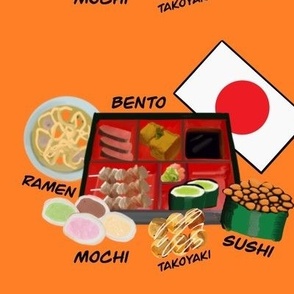 Japanese Foods Orange Medium