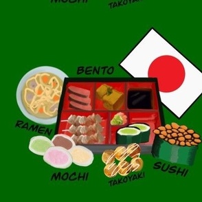 Japanese Foods Green Medium